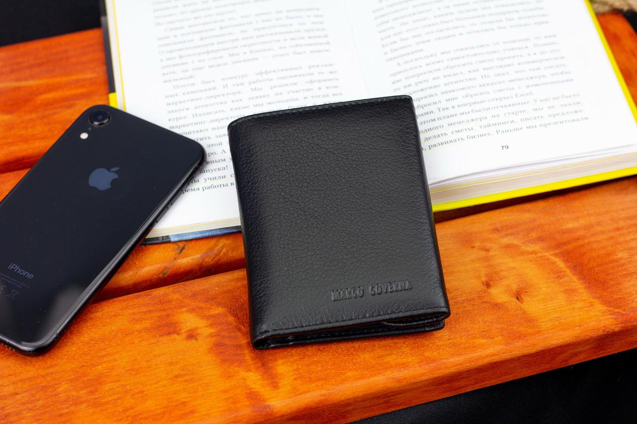 Кошелек мужской Marco Coverna вертикального типа из натуральной кожи на магните Черный (MC-1286) - фото 6 Кошелек мужской Marco Coverna вертикального типа из натуральной кожи на магните Черный (MC-1286) - фото 6