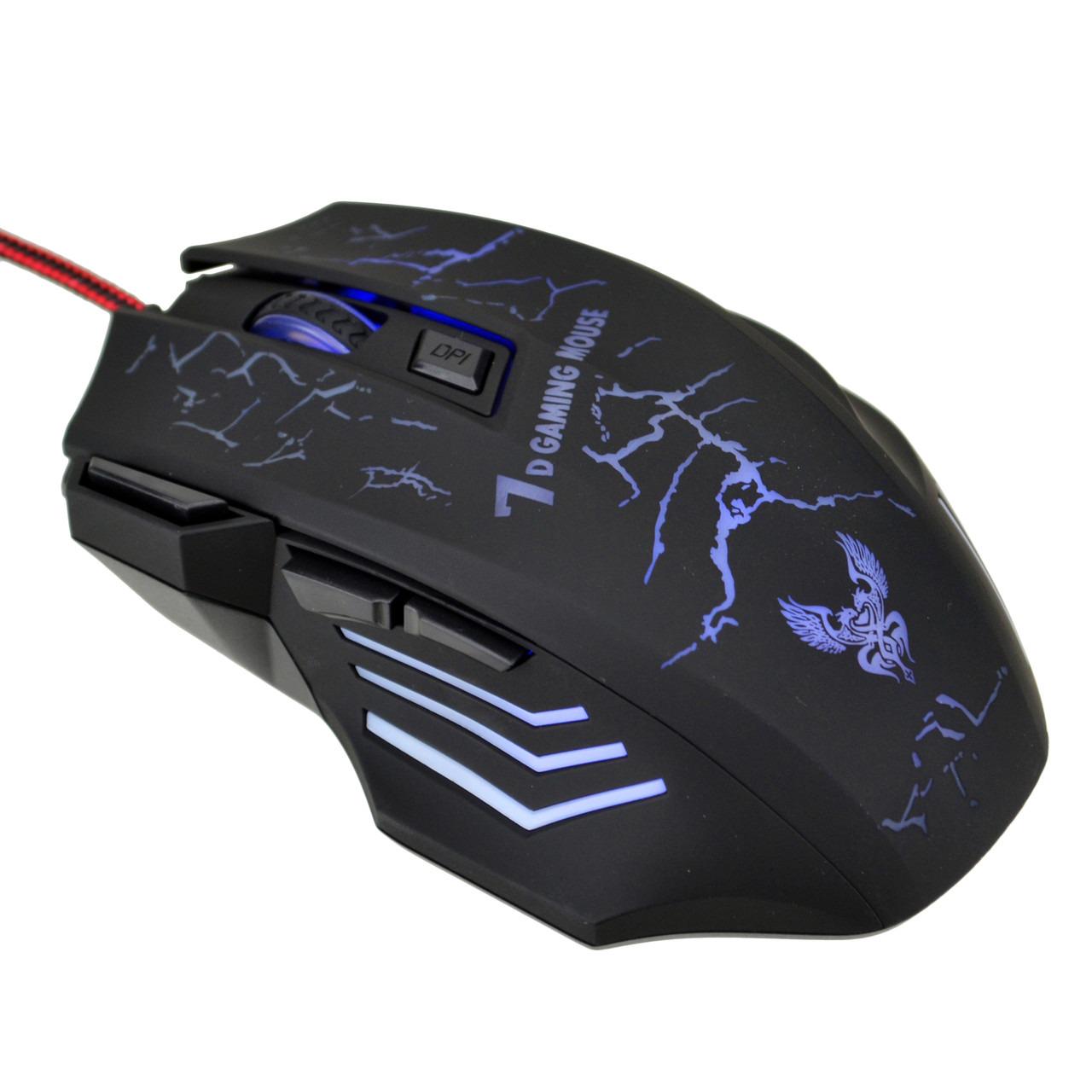 Мышка игровая Gaming Mouse X7 RGB 4800 dpi (1010454-Black) - фото 6