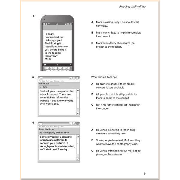 Книга Cambridge University Press "Cambridge English: Key for Schools 1 for the Revised 2020 Exam Authentic Examination Papers from Cambridge ESOL with answers and Audio" (ISBN:9781108676595) - фото 4