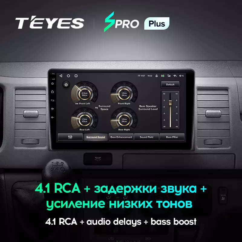 Автомагнитола штатная Teyes SPRO Plus для Toyota Hiace XH10 H200 5 Ⅴ 2004-2021 Android (1652317349) - фото 5