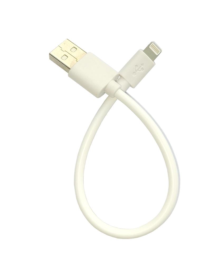 Кабель синхронізації Ewell USB2.0 Lightning M/M 2,4А 20 см Білий (EW007)