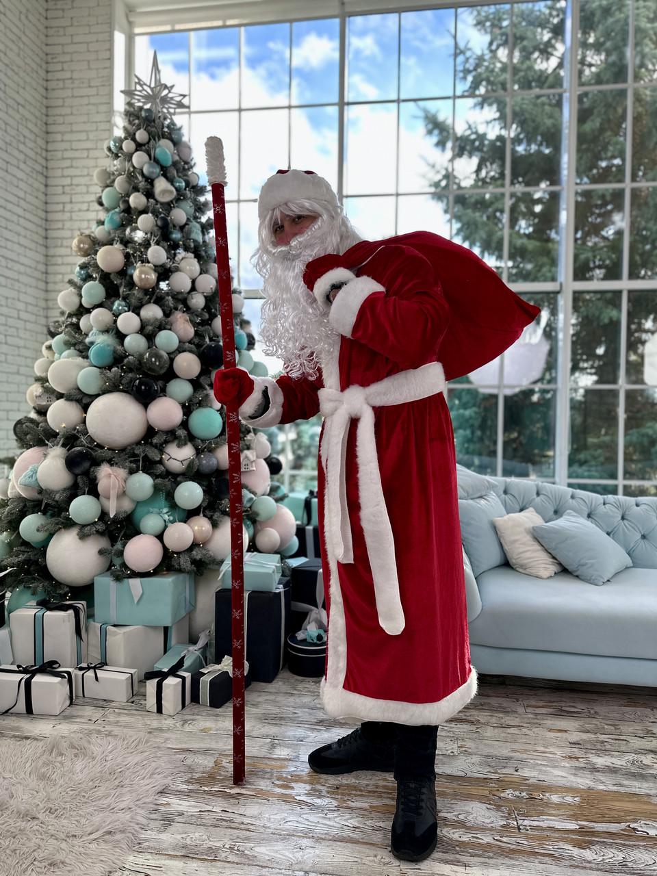 Костюм Санта-Клауса велюровый (санта2) - фото 9 Костюм Санта-Клауса велюровый (санта2) - фото 9