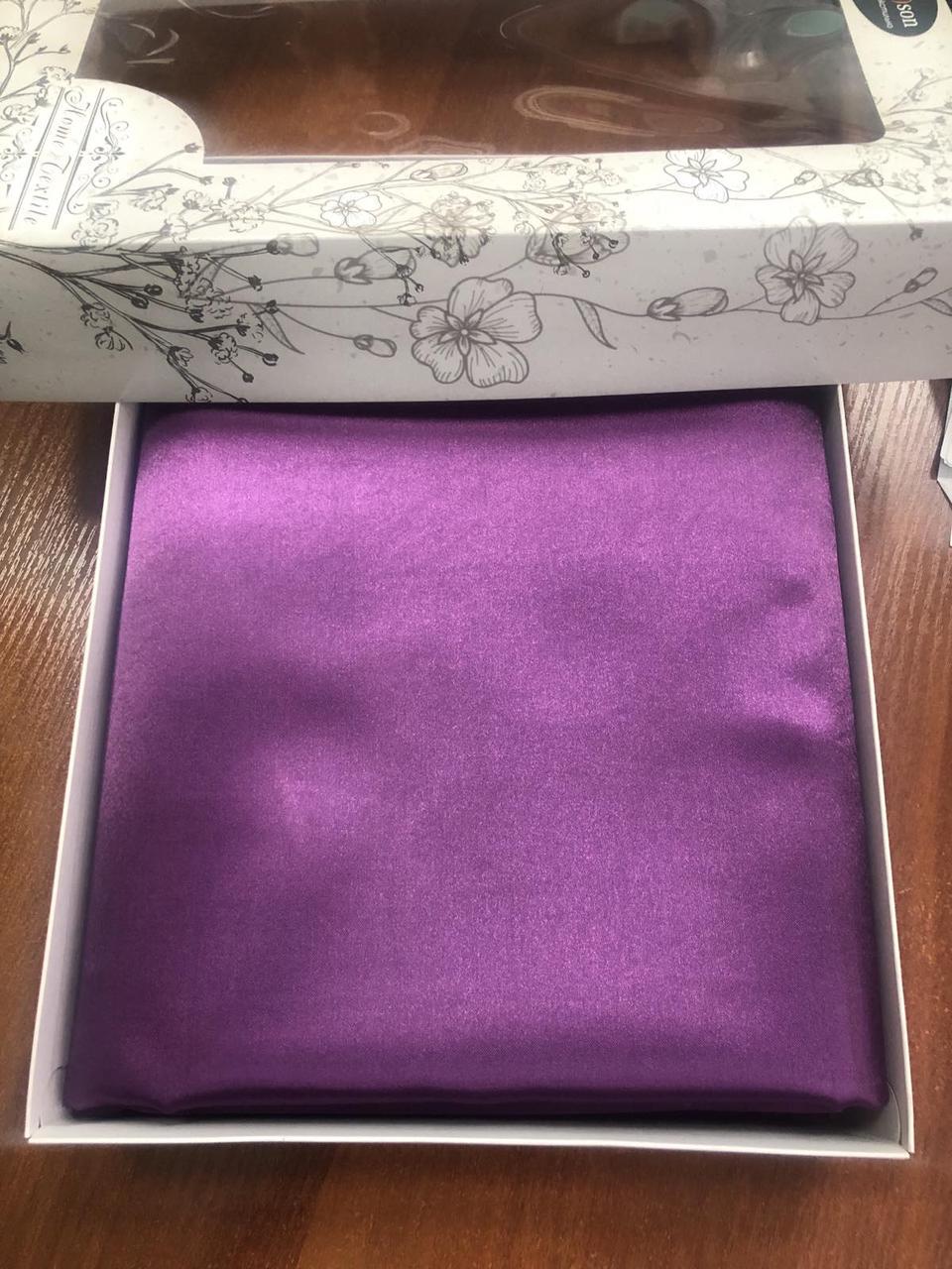 Комплект постільної білизни Moka Textile полуторний 2 наволочки 50х70 см/70х70 см Фіолетовий (2392427018) - фото 2 Комплект постільної білизни Moka Textile полуторний 2 наволочки 50х70 см/70х70 см Фіолетовий (2392427018) - фото 2