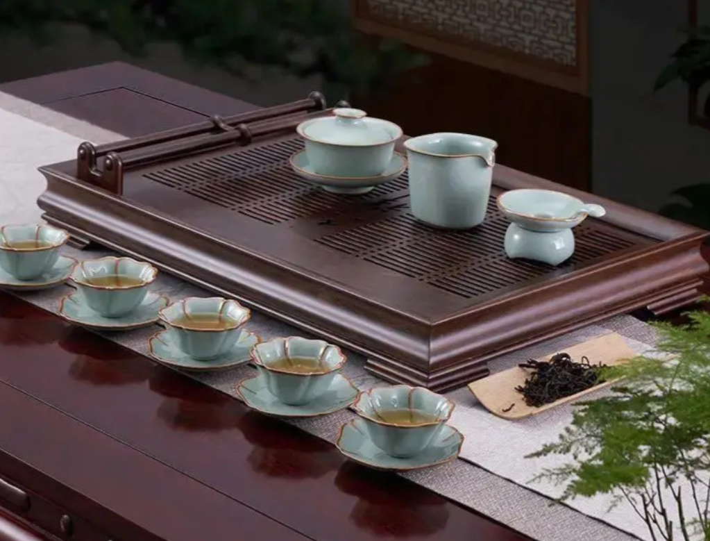 Чабань чайный китайский столик Hantang деревянный 54,6х37,3х6,8 см (833) - фото 5