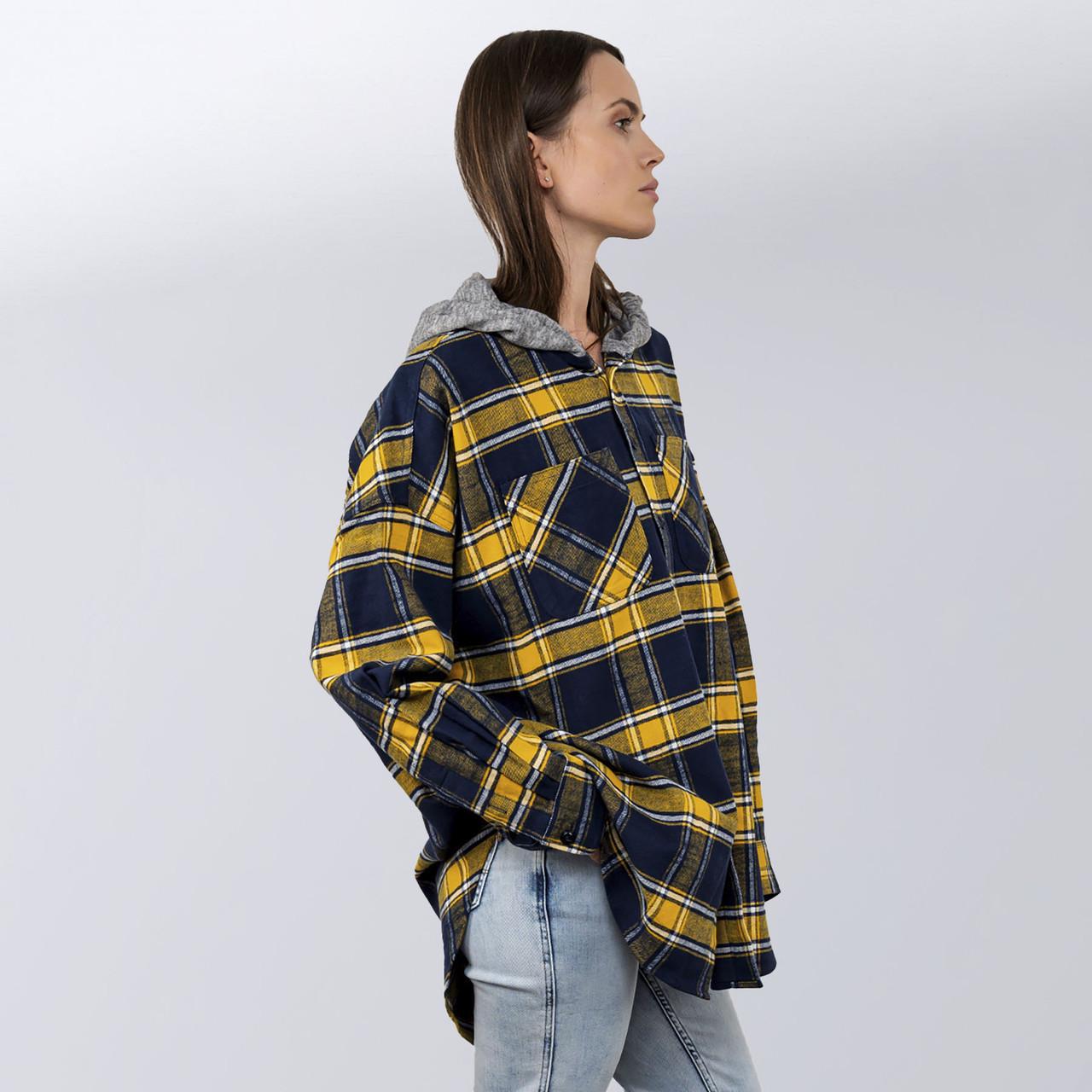 Сорочка жіноча R13 S Синій (2797308431) - фото 3