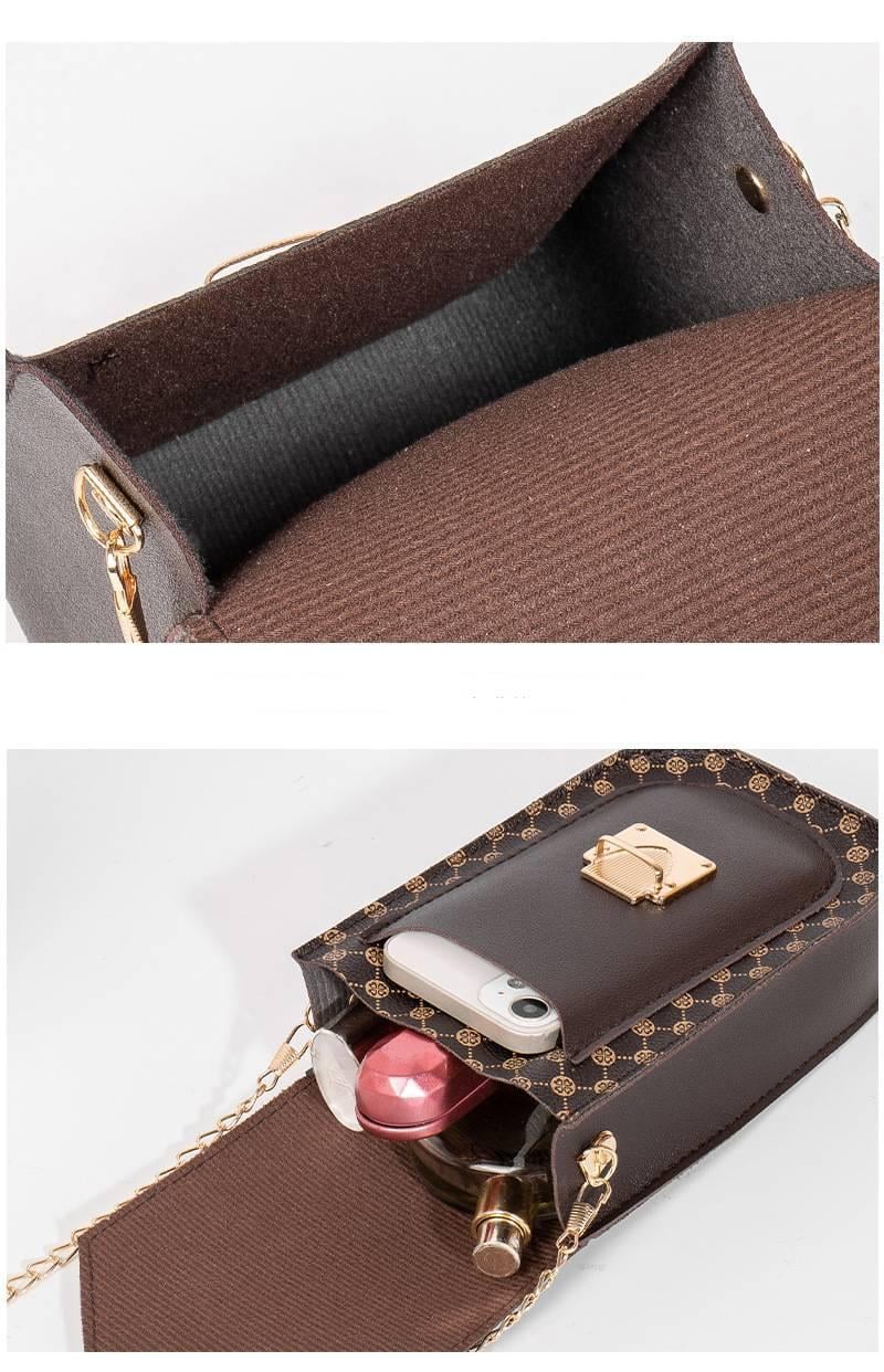 Сумка жіноча для телефону Світло-коричневий - фото 5
