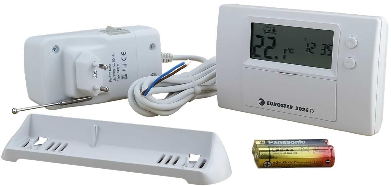 Програматор температури Euroster 2026 TXRX безпровідний тижневий (28414706) - фото 3 Програматор температури Euroster 2026 TXRX безпровідний тижневий (28414706) - фото 3