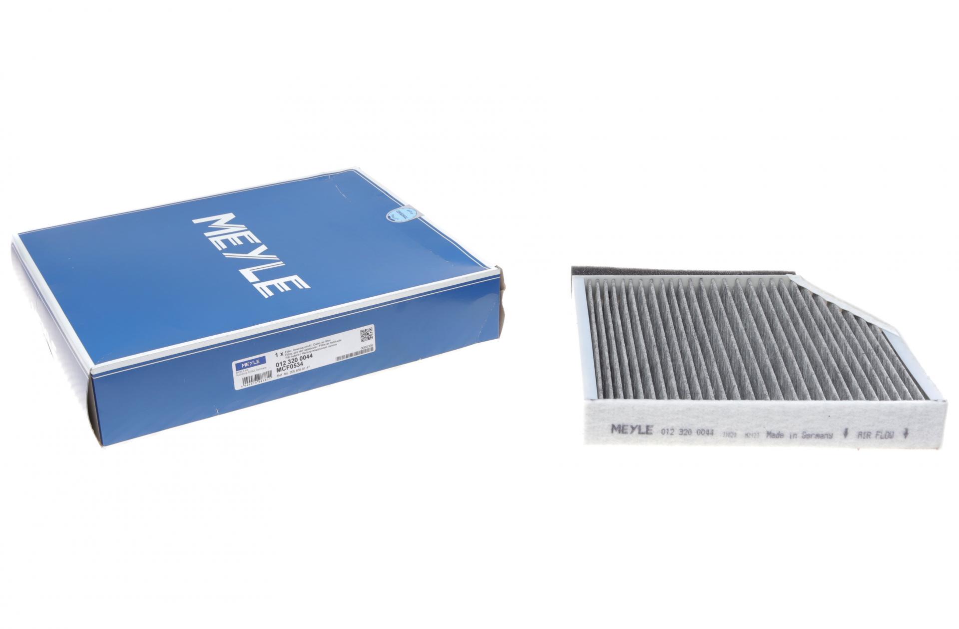 Фільтр салону Meyle для MB C-class W 205 14-/E-class W213 16- вугільний (012 320 0044)