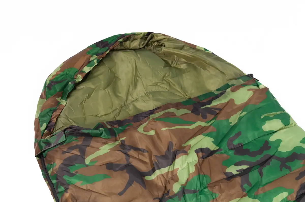 Спальний мішок ковдра з капюшоном Sleeping bag 220х70 см 1,3 кг Камуфляж (2896) - фото 6 Спальний мішок ковдра з капюшоном Sleeping bag 220х70 см 1,3 кг Камуфляж (2896) - фото 6