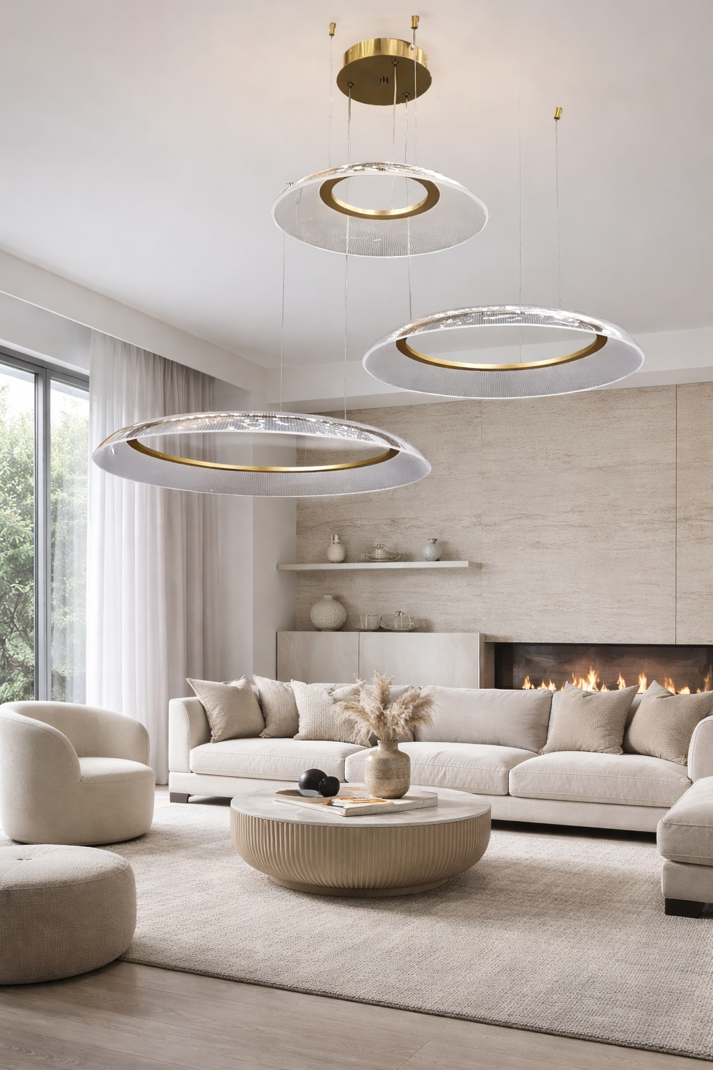 Люстра Nebula Light LED 1 режим 169W (20114/40/60/80GD)