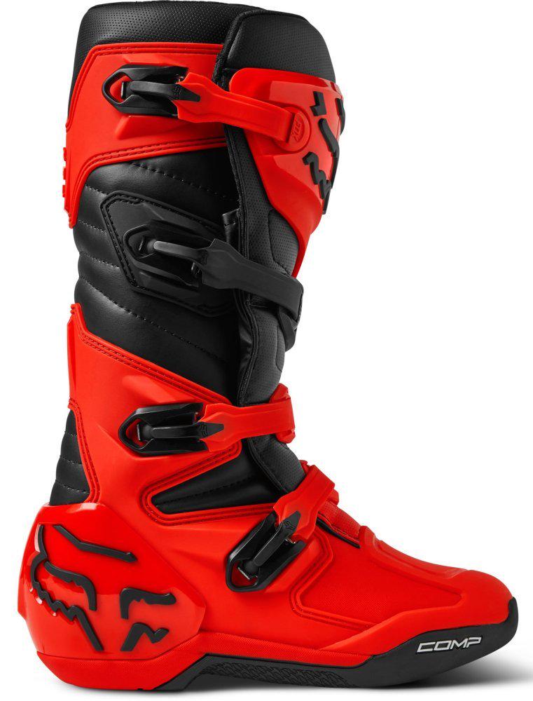 Мотоботы Fox COMP Boot р. 43,5 Flo Red (30107) - фото 2