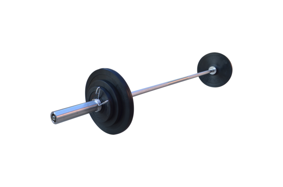 Штанга резиновая RN-Sport 50 кг с олимпийским грифом (2522949019_rn_2)