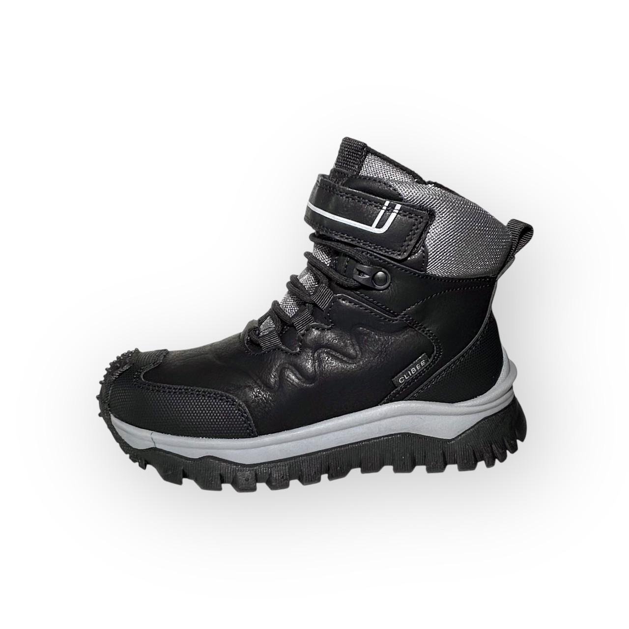 Ботинки детские зимние Clibee для мальчика р. 32/21,5 см Черный (HC 525)