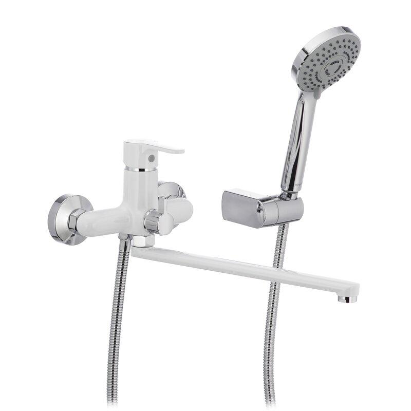 Смеситель для ванны IBERGRIF SQUARE IB0035 однорычажный Белый (63655)