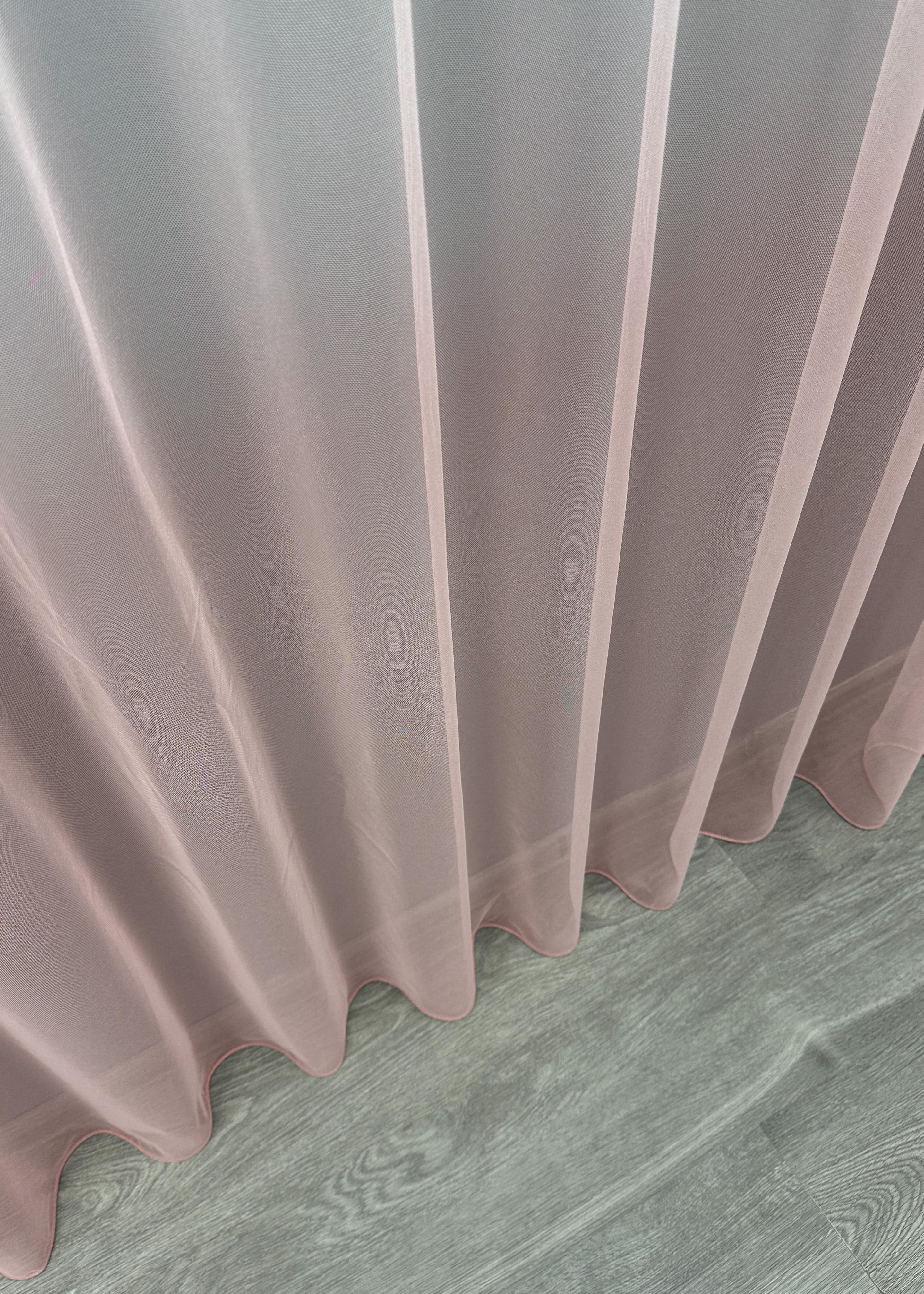 Тюль VR-Textil 1651т Грек-сетка омбре 300х270 см Пудровый (42-0622) - фото 8