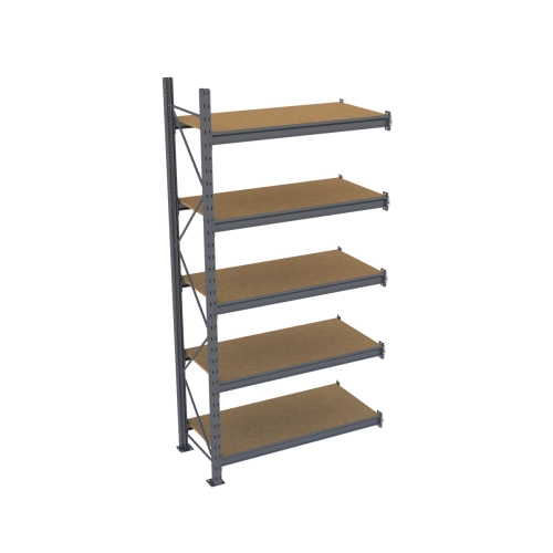 Стеллаж Modern-Expo Mini Rack с полками ДСП приставная секция 5 уровней 2584х1240х615 мм (3-3-80) - фото 1