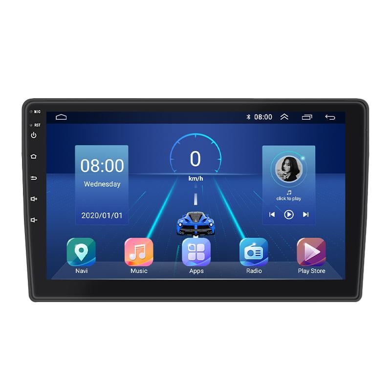 Штатная магнитола 10" Lesko для Volkswagen Caddy III Рестайлинг 2010-2015 Top 4/64 4G WIFI GPS Вольксваген