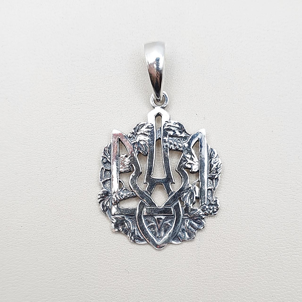 Серебряный кулон Тризуб 6,1 г (2671363872)