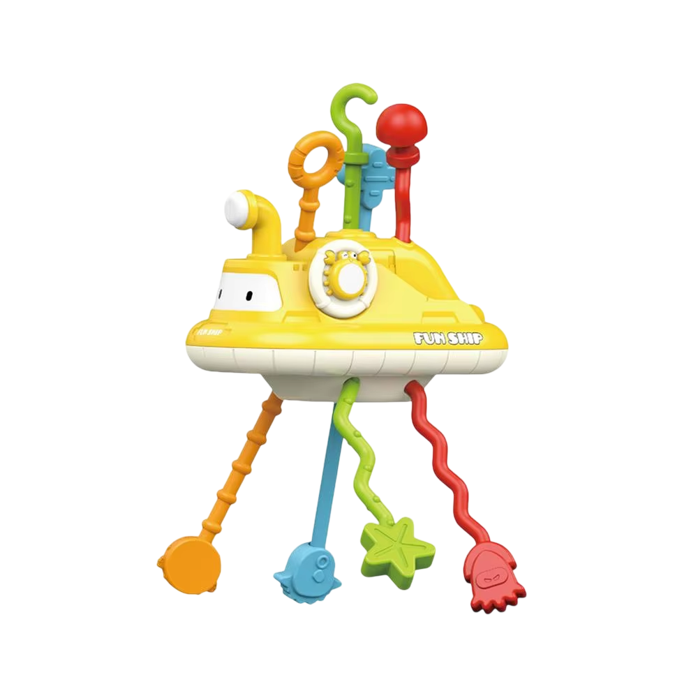 Логическая игрушка Fun Game 1160 текстурная погремушка прорезыватель Подводная лодка Желтый (2355883828)