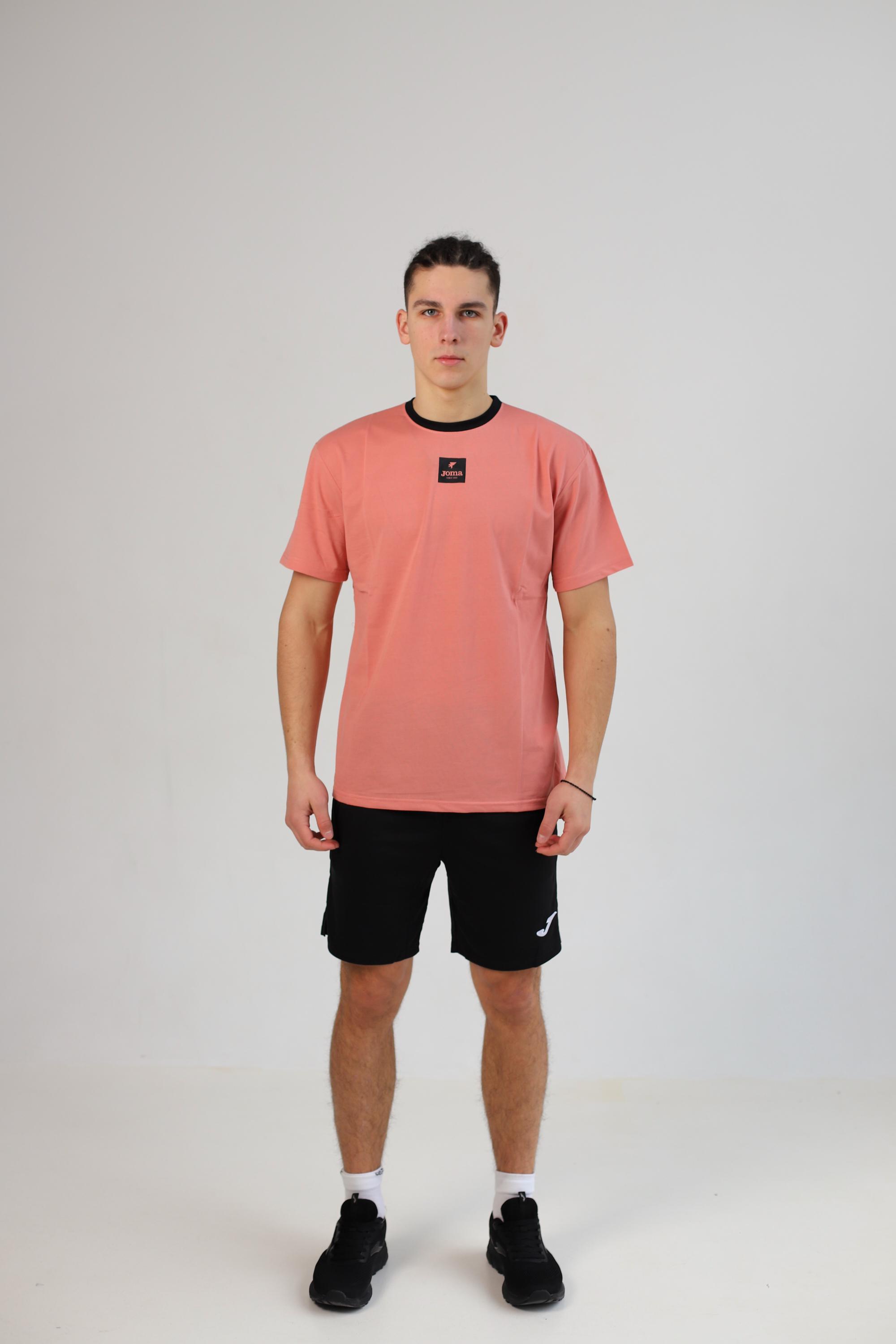 Футболка Joma 800095.570 California Short Sleeve T-Shirt L Pink (8445456504313) - фото 3