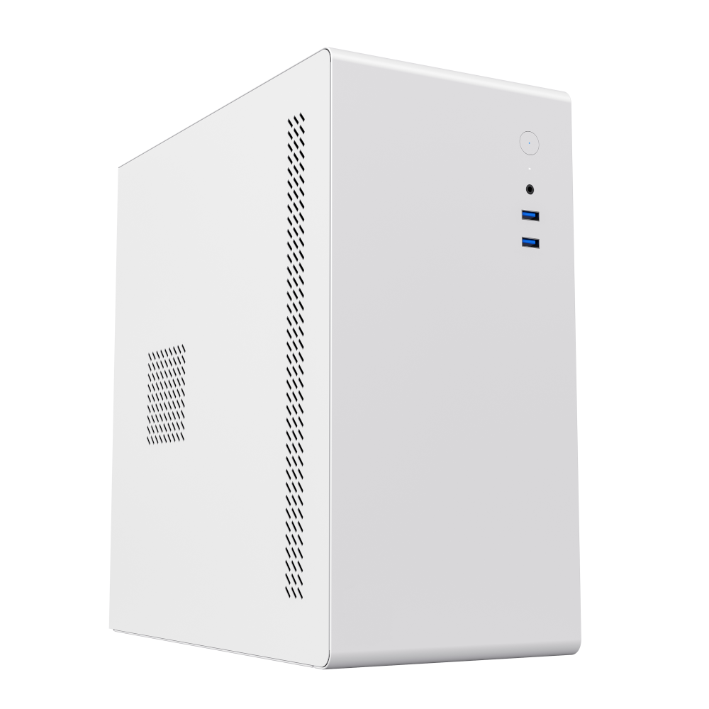 Белый корпус GAMEMAX A200-WH-NP без блока питания - micro-ATX формат для офиса, обучения и дома Белый корпус GAMEMAX A200-WH-NP без блока питания - micro-ATX формат для офиса, обучения и дома