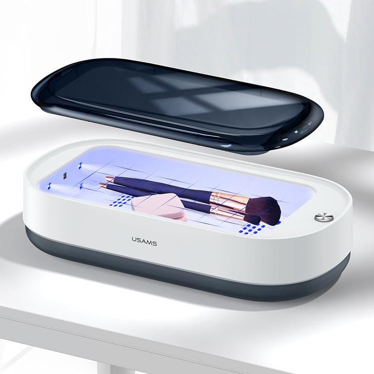 Стерилізатор-дезінфектор ультрафіолетовий Usams US-ZB151 портативний з функцією бездротової зарядки для смартфонів Білий (28822138) - фото 8