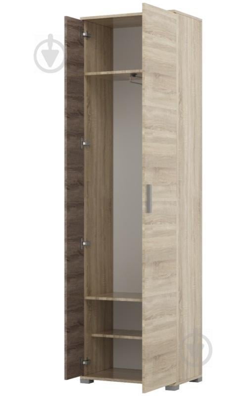 Шкаф распашной Эверест Бриз ШП-2 сонома + трюфель  (EVR-2302)