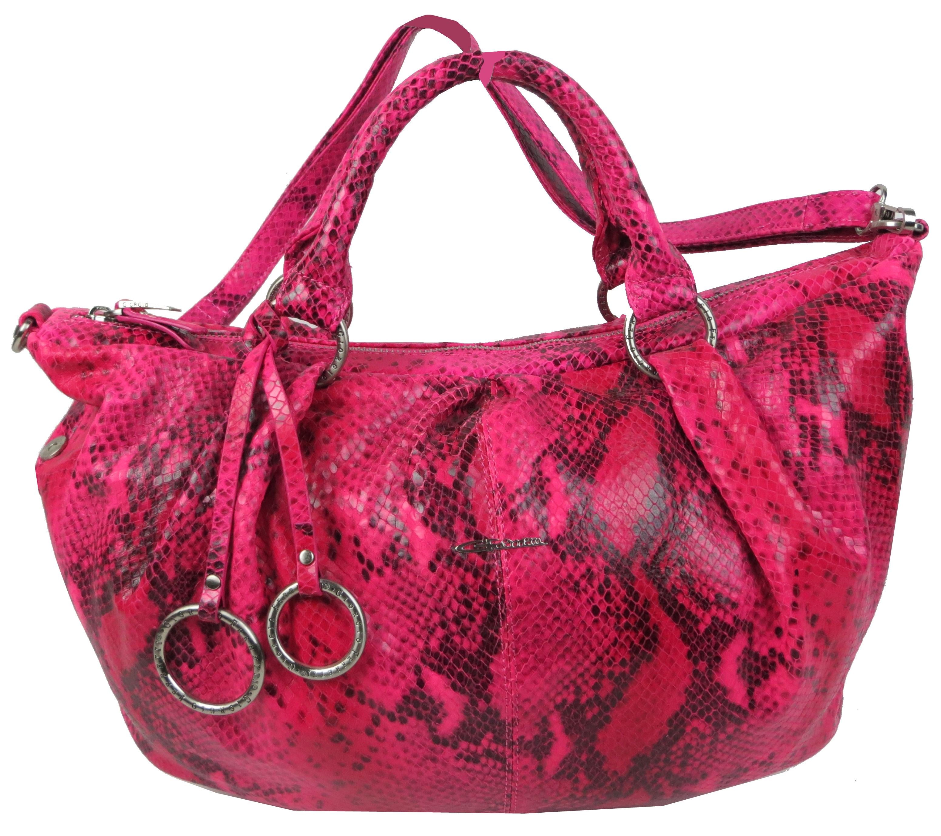 Сумка женская Giorgio Ferretti кожаная Розовый (M31357M24 rose)