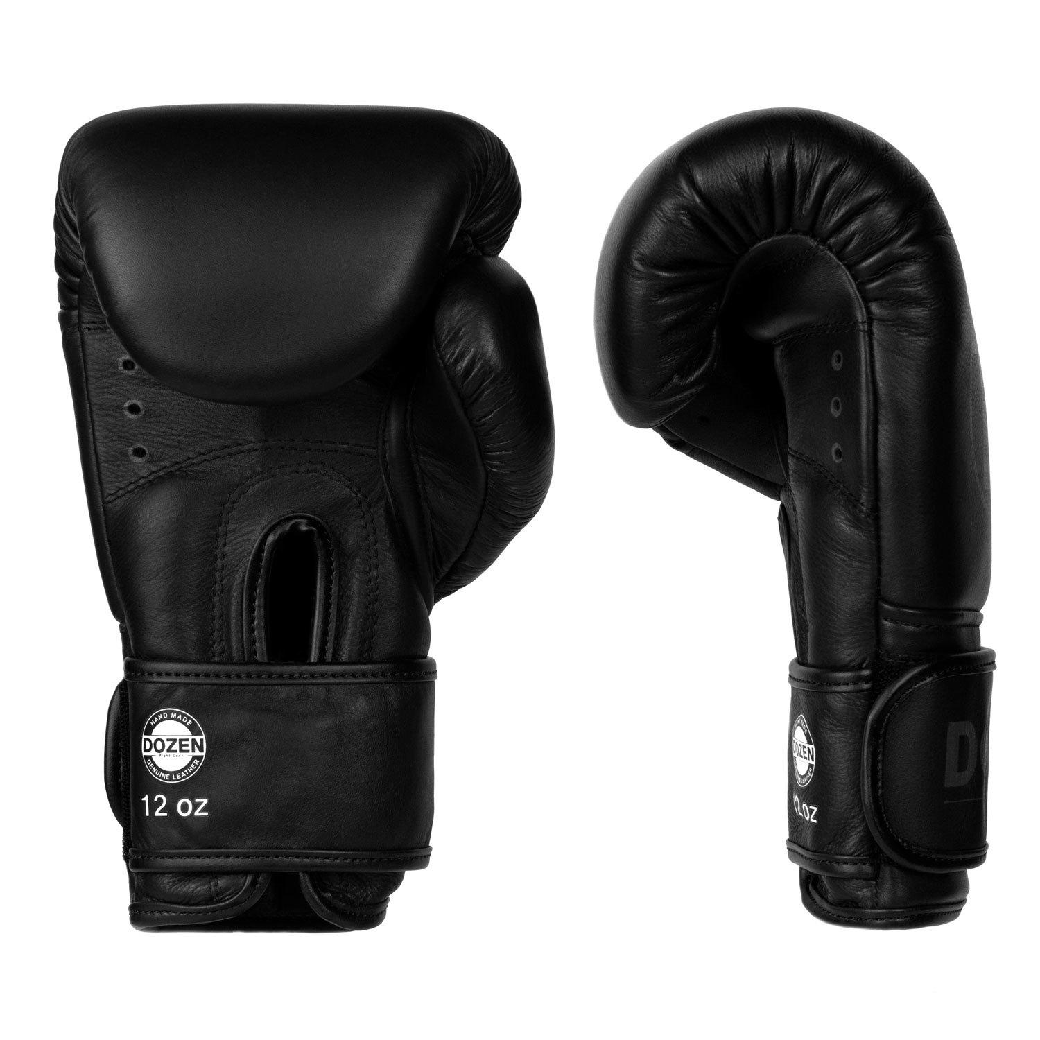 Боксерские перчатки Dozen Monochrome Training Boxing Gloves 14 ун. Черный - фото 3 Боксерские перчатки Dozen Monochrome Training Boxing Gloves 14 ун. Черный - фото 3