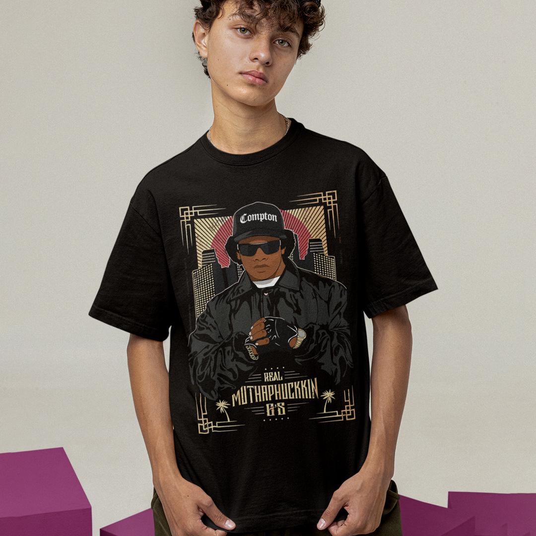 Футболка мужская Eazy E Real Muthaphuckin Gs L Черный (00000007808)