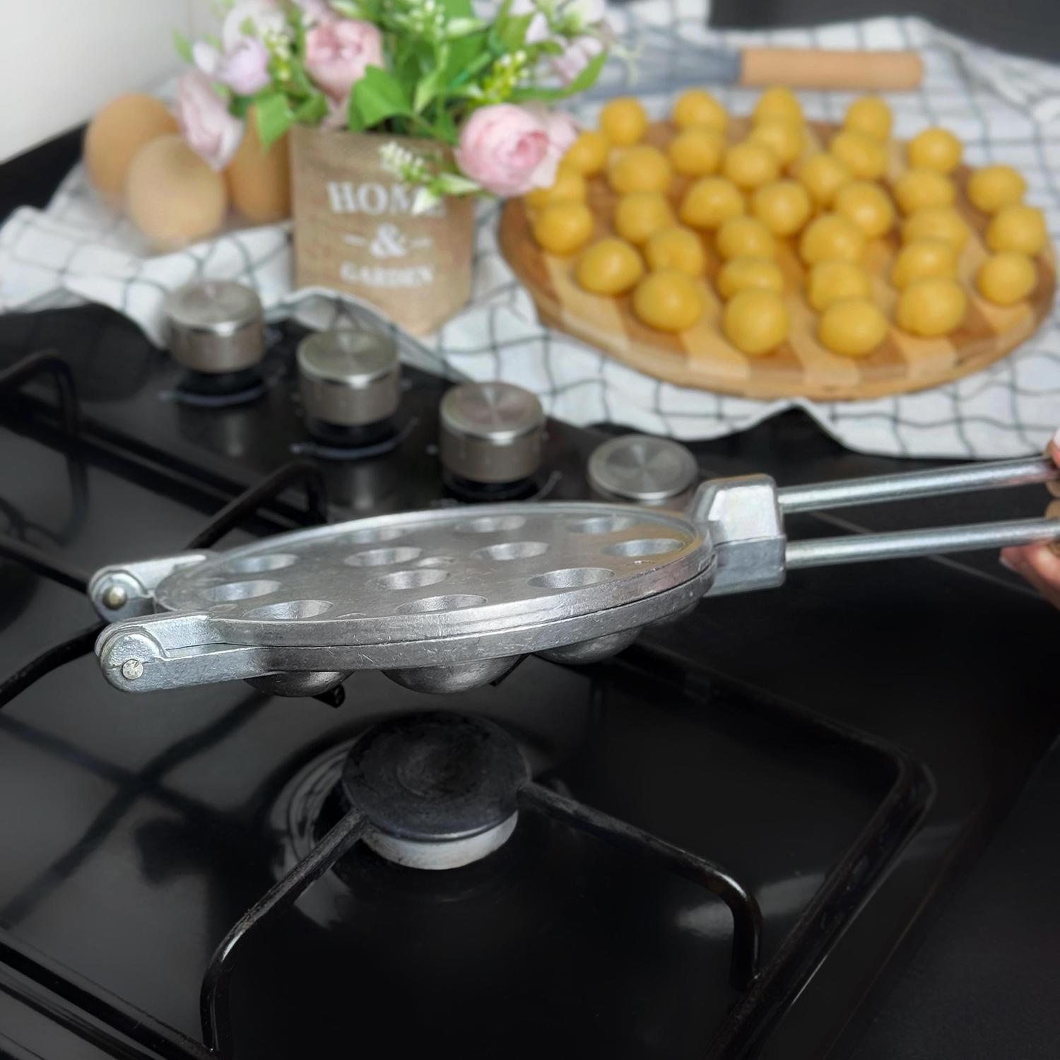 Форма для выпекания орешков ХЕАЗ на 12 половинок орехов со съемными ручками (87441) - фото 22 Форма для выпекания орешков ХЕАЗ на 12 половинок орехов со съемными ручками (87441) - фото 22