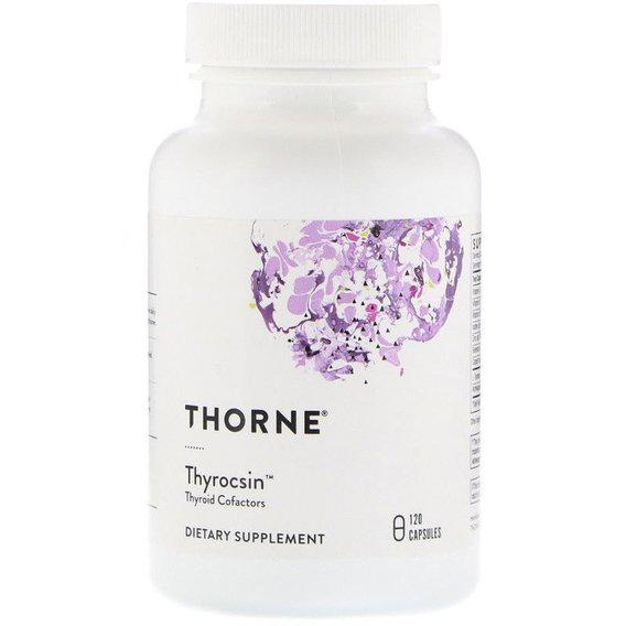 Комплекс Thorne Research Thyrocsin Thyroid Cofactors для профілактики щитоподібної залози 120 Veg caps