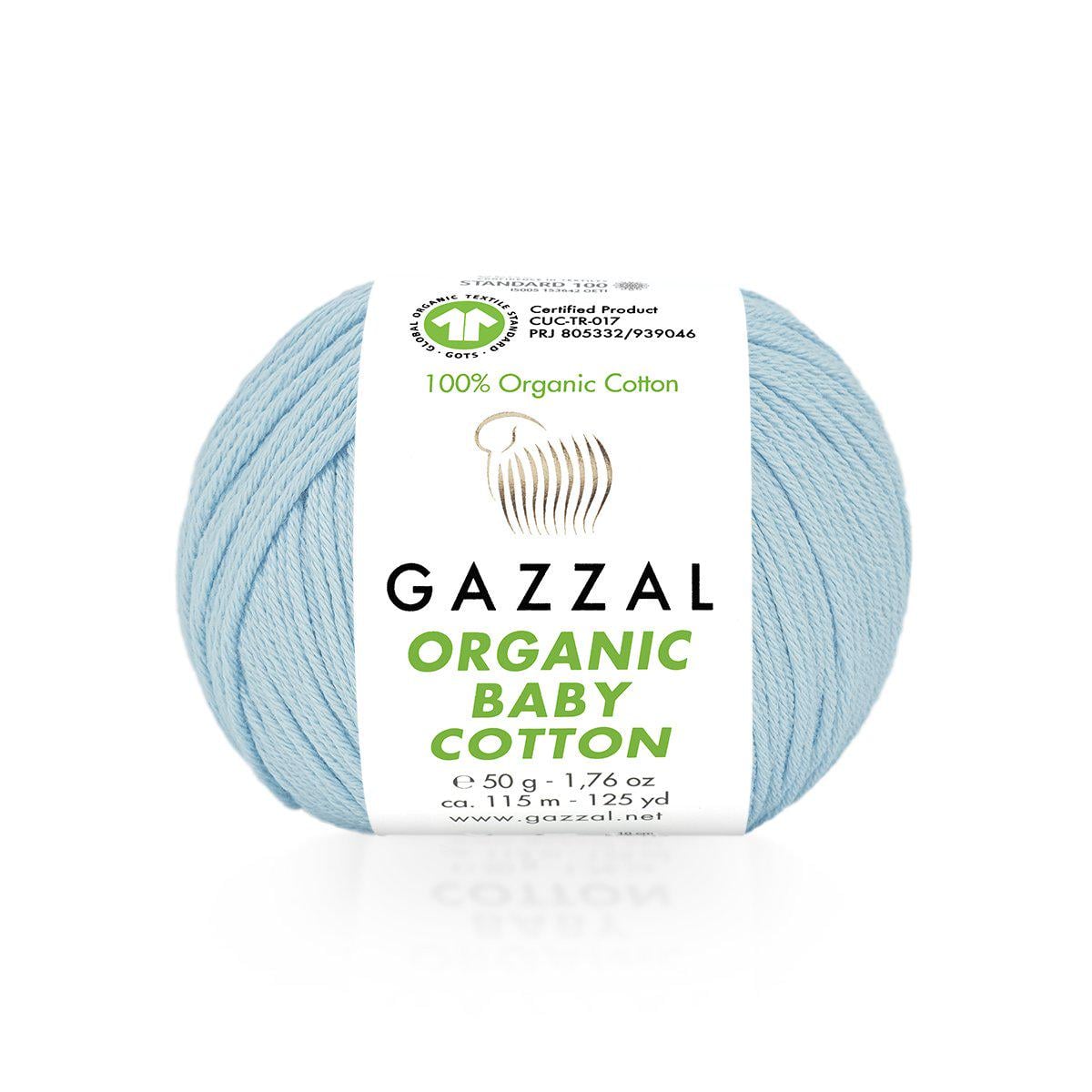 Пряжа Gazzal Organic Baby Cotton 423