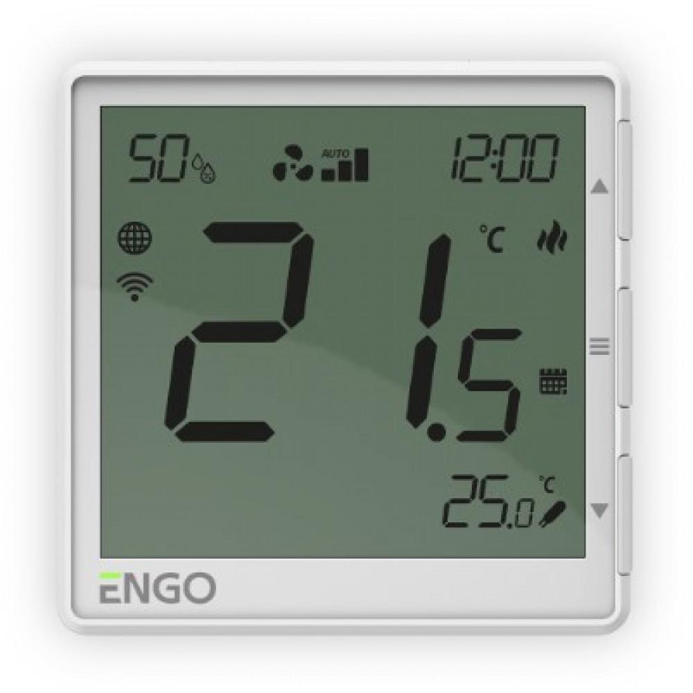 Термостат фанкойла ENGO Wi-Fi 230V Белый (23321281)