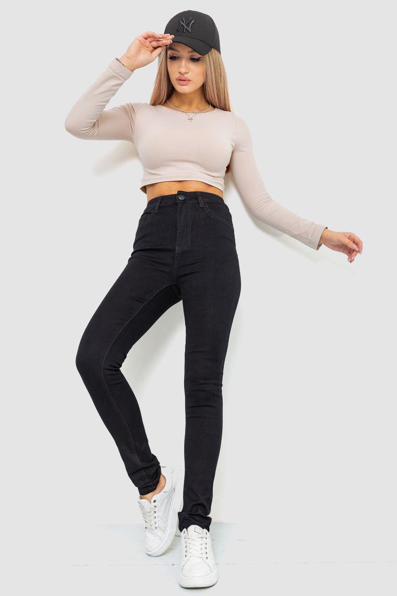 Джинсы женские стрейч Ager 214R1433 р. 27 Черный (65f2d47fa4b9607aef04f35f) - фото 2