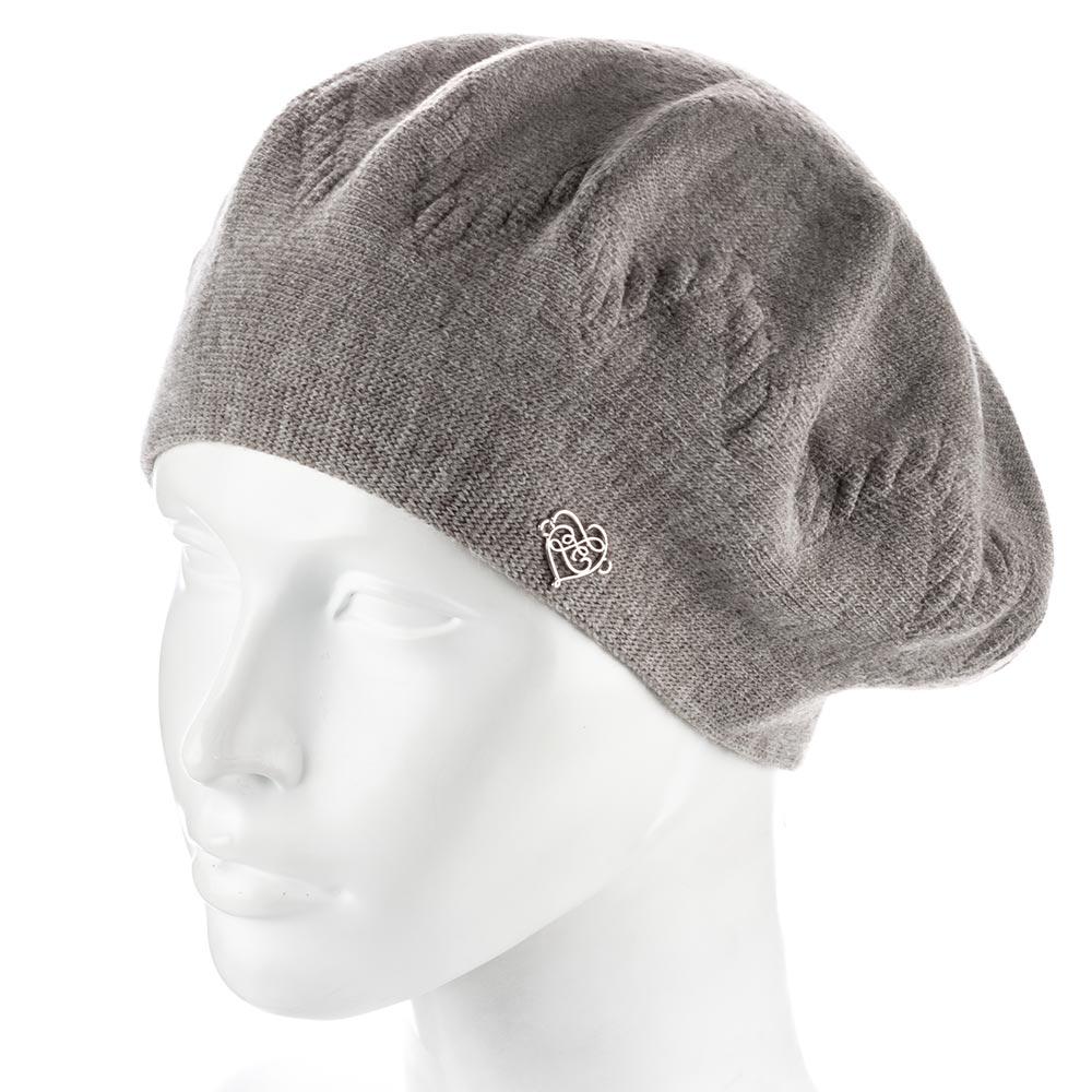 Берет женский Zolly ZH247 двойной полушерстяной Капучино