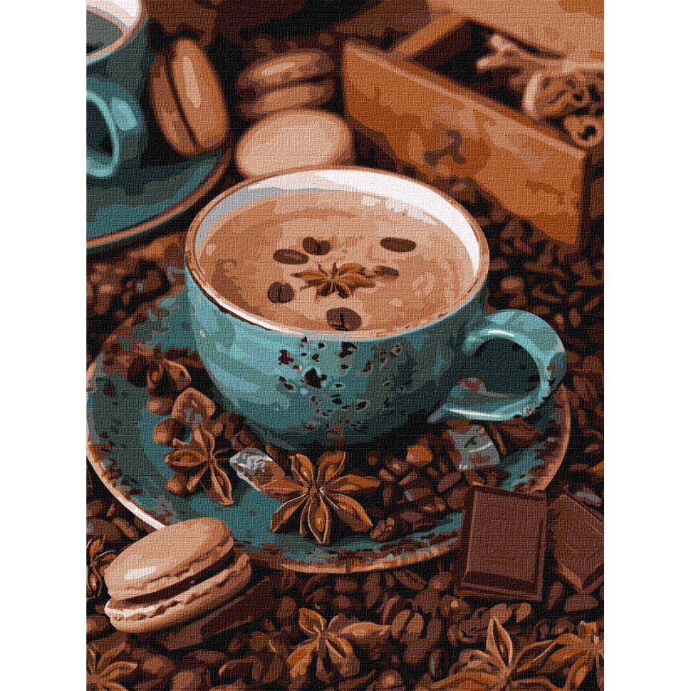 Картина по номерам Идейка Натюрморт с кофе 30х40 см (KHO5666)