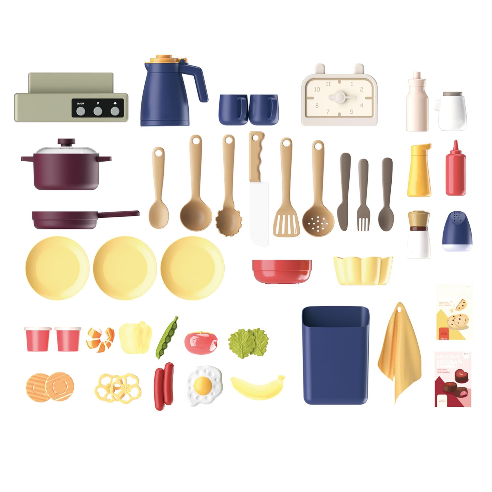 Кухня дитяча Lolly Kids LK189 93 см та ефекти та 75 аксесуари (9796) - фото 7 Кухня дитяча Lolly Kids LK189 93 см та ефекти та 75 аксесуари (9796) - фото 7