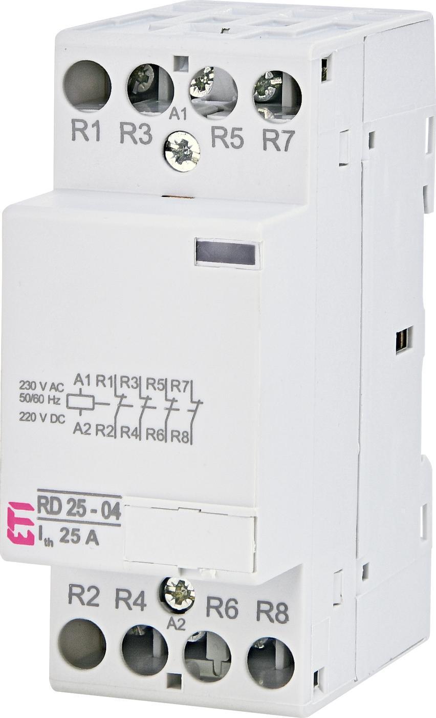 Контактор модульний ETI RD 25-04 230V AC/DC (2464016)