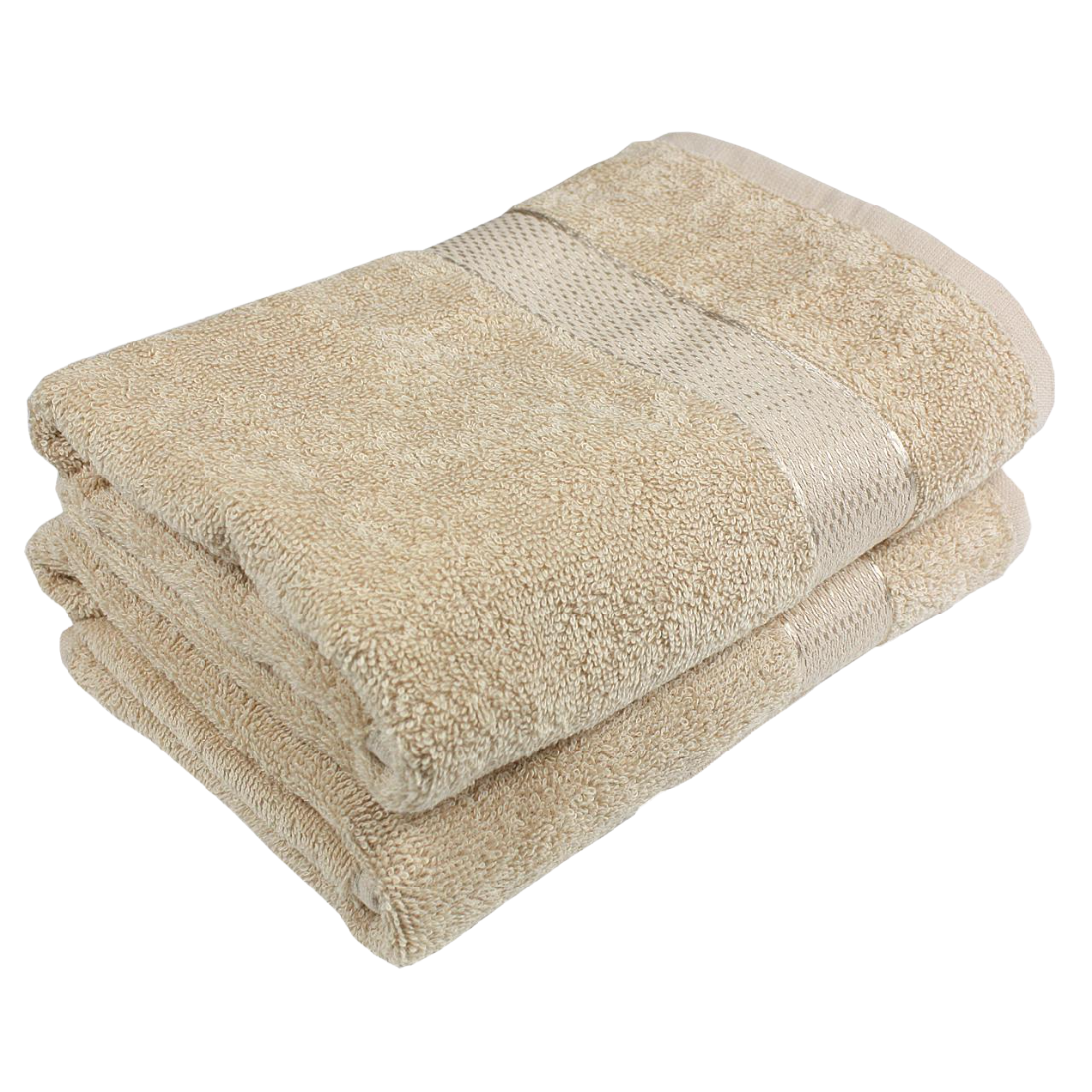 Рушник махровий БС0005 40х70 см Бежевий - фото 1