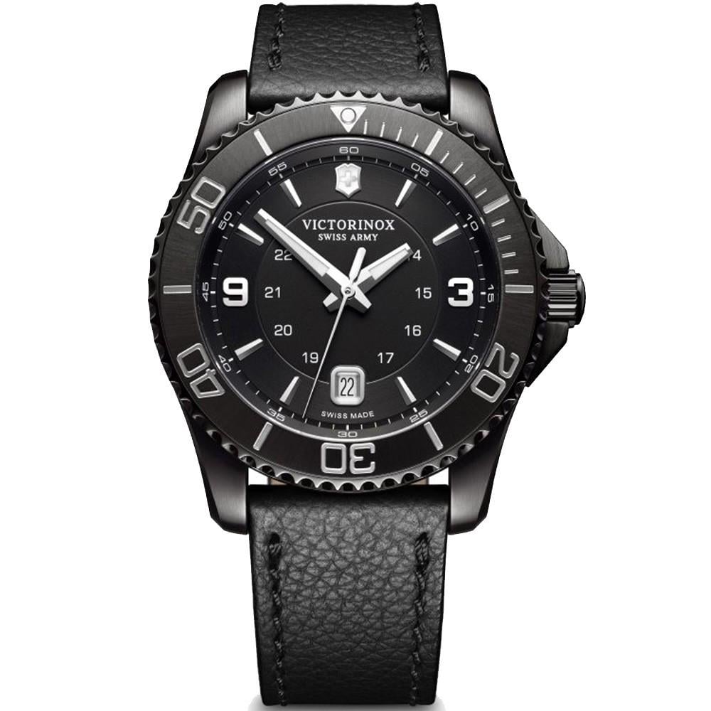 Наручний годинник чоловічий Victorinox Swiss Army Maverick кварцевий Black (V241787)