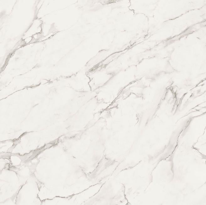 Стол кухонный круглый RoMax Lite Loft 80 см Мрамор Хрусталь/Черный - фото 3