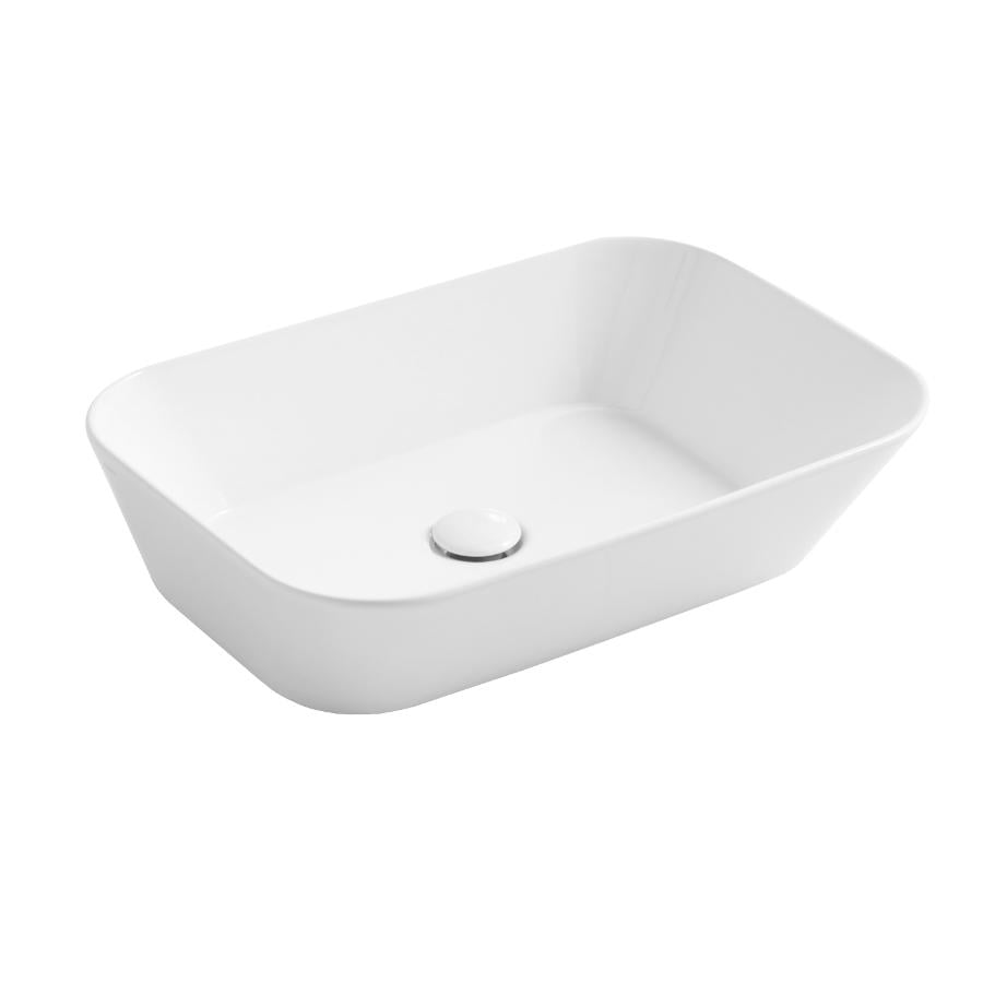 Умывальник накладной Simas Wave WA04WM 600x420x165 мм Белый (184693)