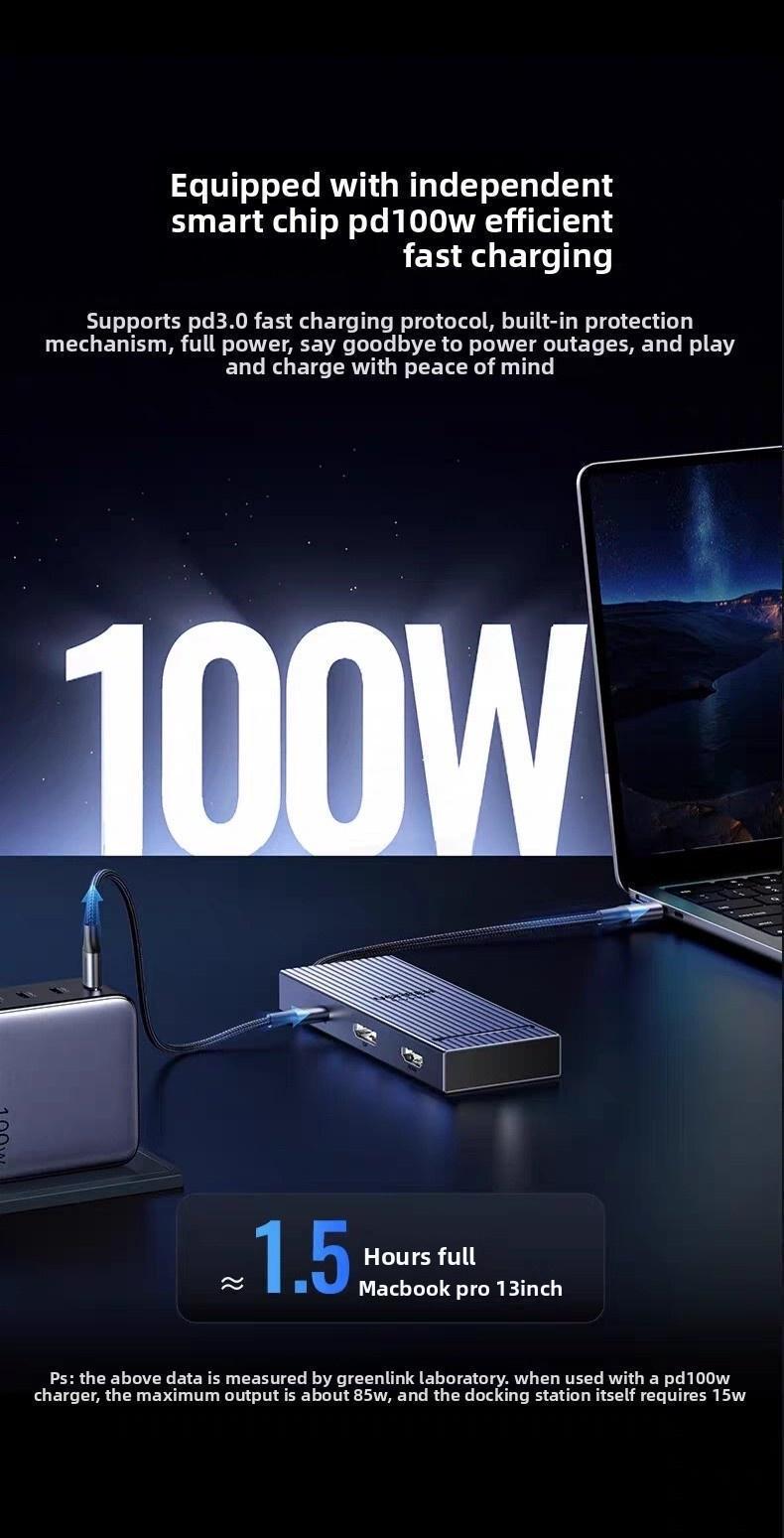 Хаб USB-C Ugreen 30 см 8K 30Hz HDMI Темно-сірий (55610) - фото 13