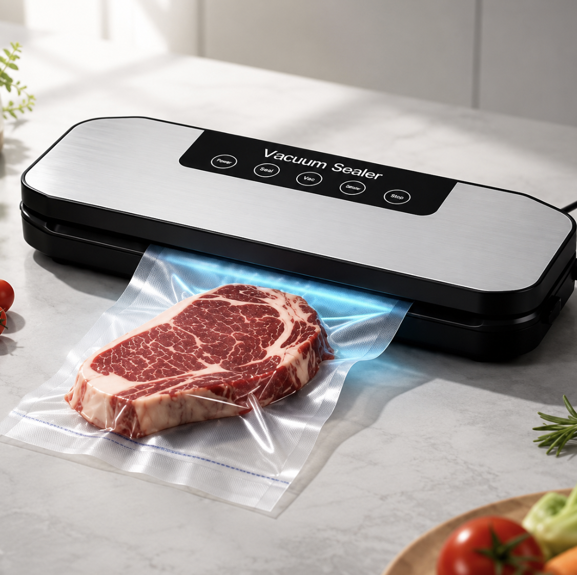 Вакууматор Sealing Machine AND LY-1203 400 Вт для сухих и влажных продуктов 30 см (2055593)
