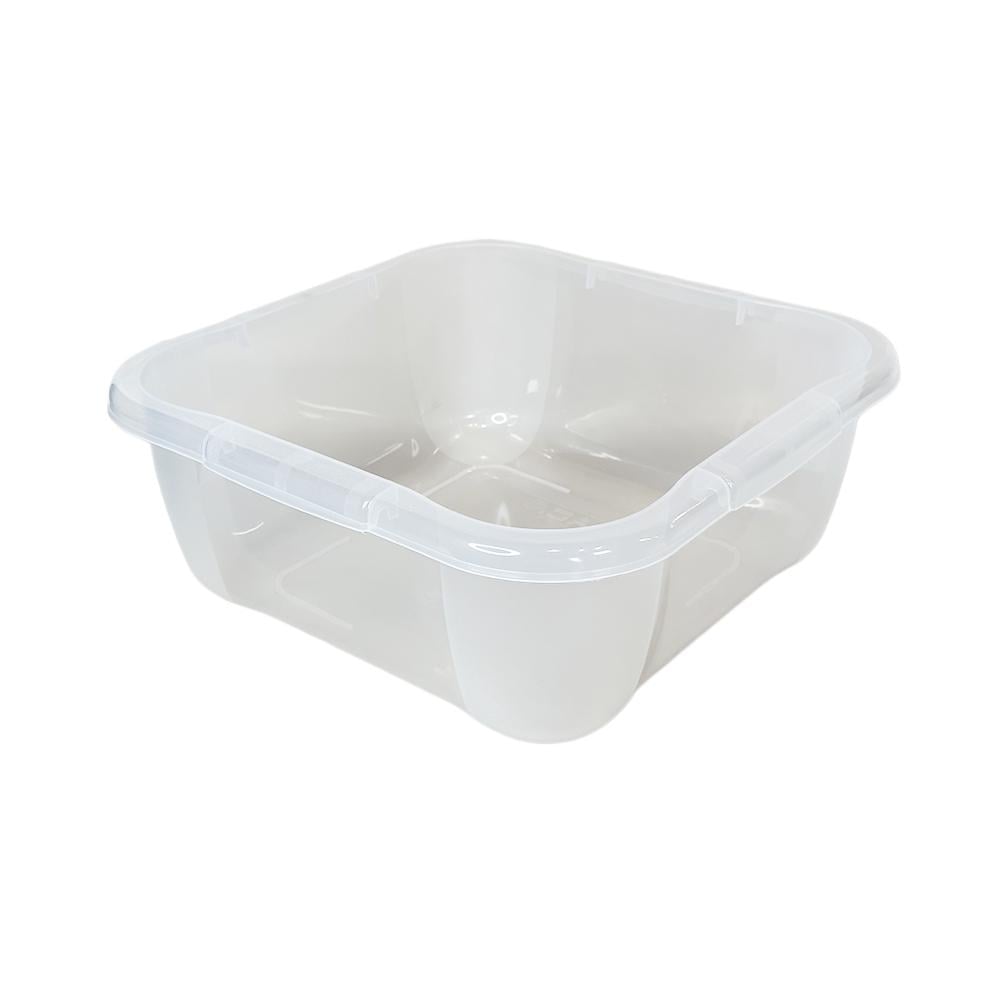 Контейнер SNMZ пластикова без кришки квадратний 15 л Прозорий Контейнер SNMZ пластикова без кришки квадратний 15 л Прозорий