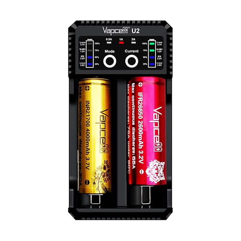 Зарядний пристрій з функція PowerBank Vapcell U2 розумний на 2 канали для Ni-Mh/Ni-Cd/Li-Ion 2 A (269546) - фото 11