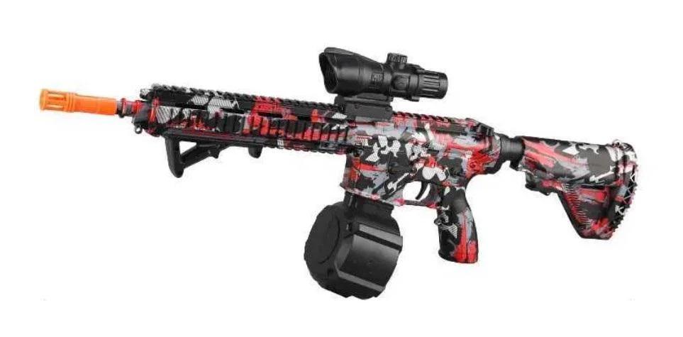 Игрушечный электрический автомат М416 Граффити стреляет гидрогелиевыми шариками орбизами 58 см (copy_1937763938)