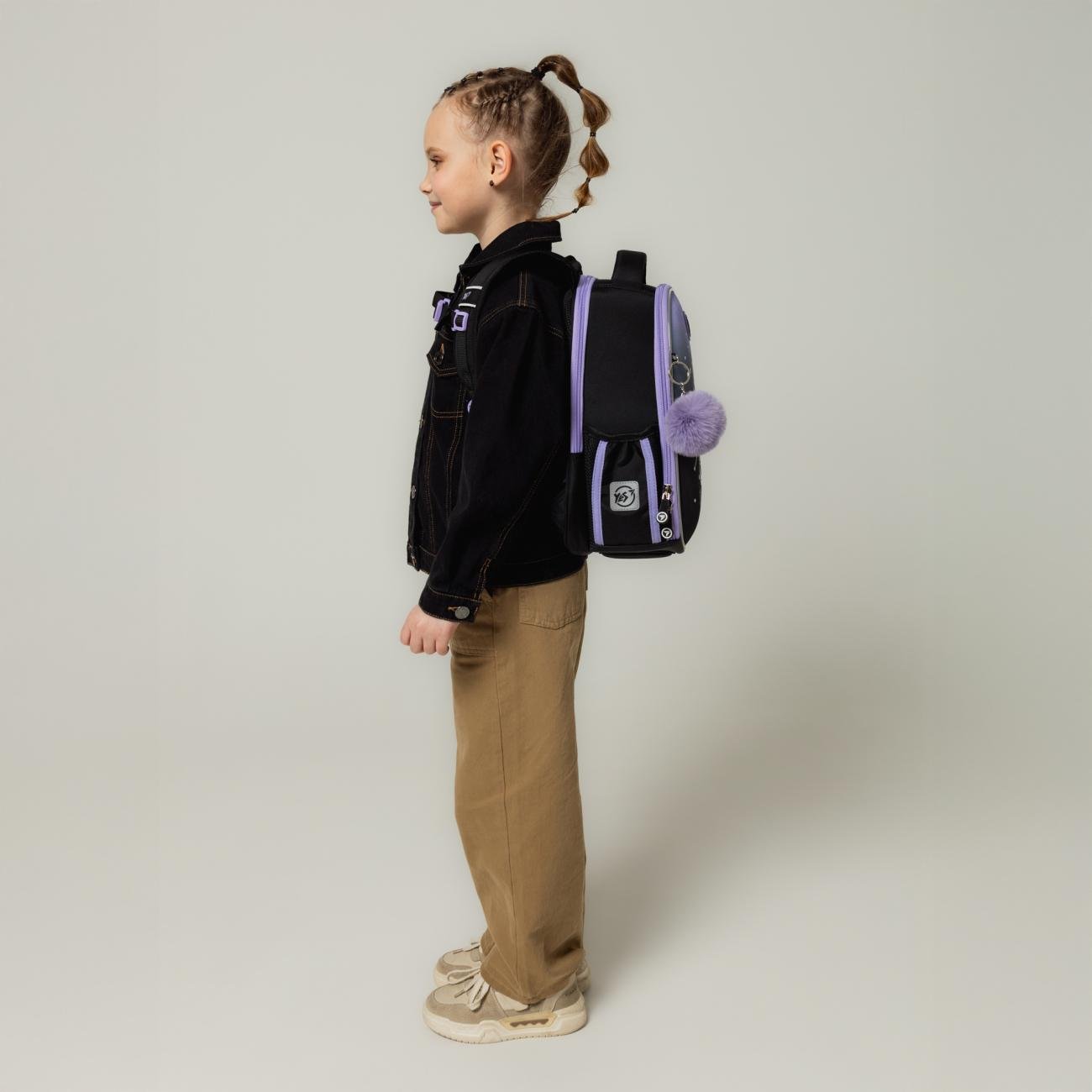 Шкільний рюкзак YES Pusheen Stellar H-100 каркасний з ортопедичною спинкою (550095/995069) - фото 12