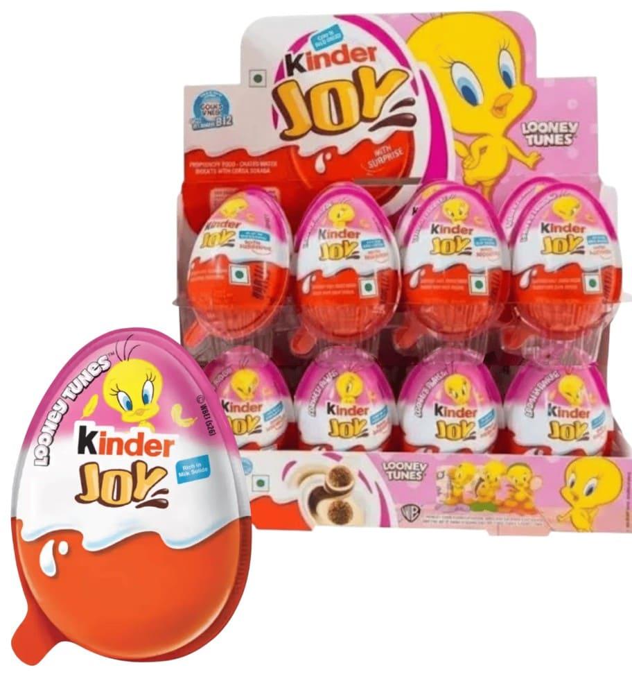 Шоколадні яйця Kinder Joy Looney Tunes Tweety 16 шт. х 20 г (3111242591)